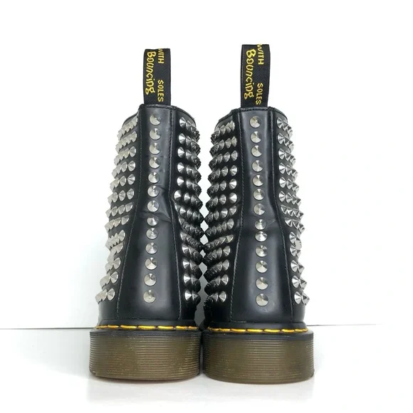 Dr Martens Spike Mettalic Studs 1460 Ankle Boots Men’s 13 Shoes - Picture 7 of 12